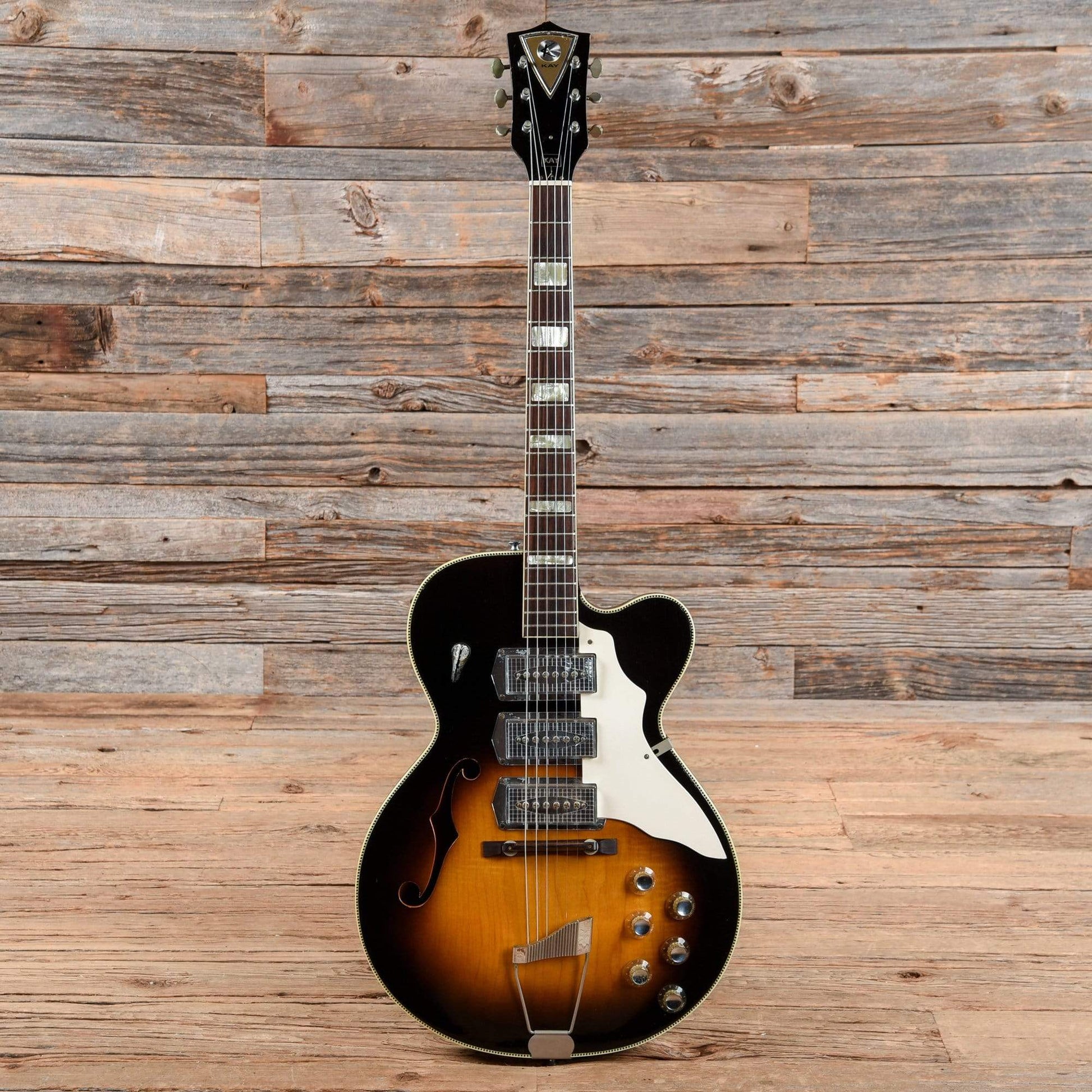 Kay K673 Swingmaster Sunburst 1960s Electric Guitars / Hollow Body