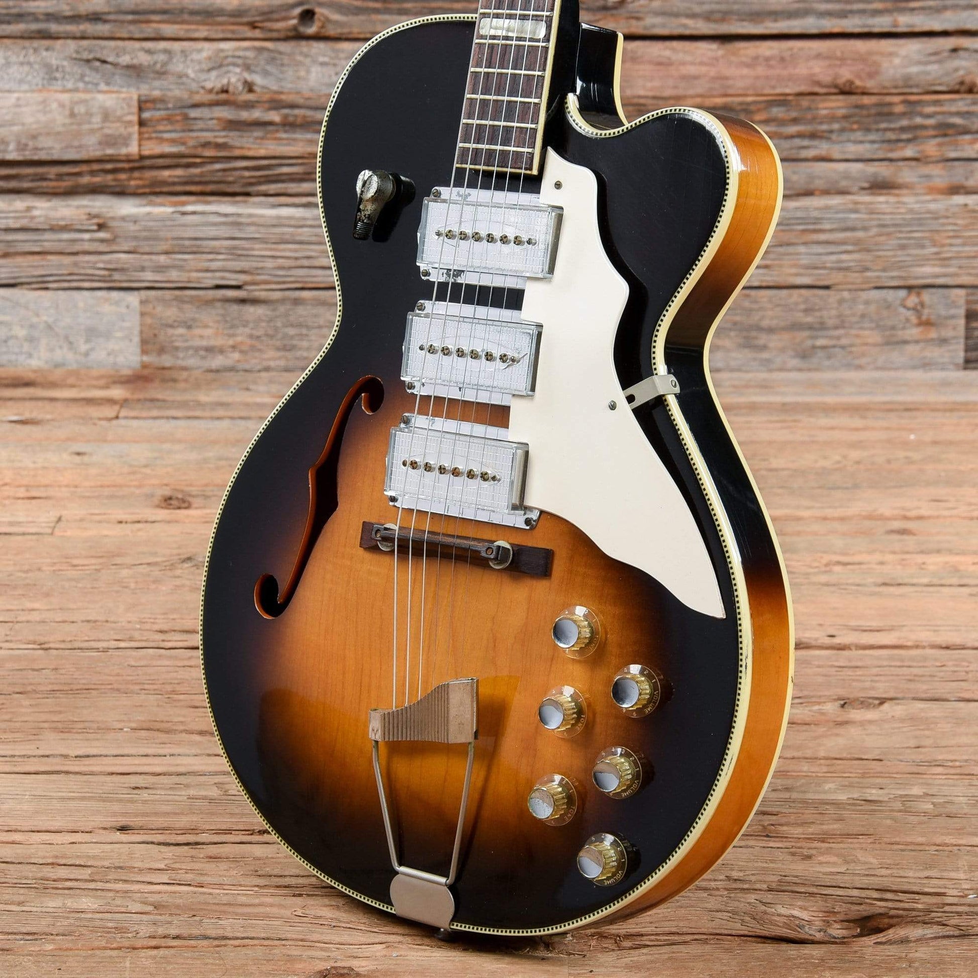 Kay K673 Swingmaster Sunburst 1960s Electric Guitars / Hollow Body