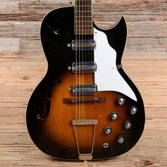 Kay Speed Demon Sunburst 1960s Electric Guitars / Hollow Body