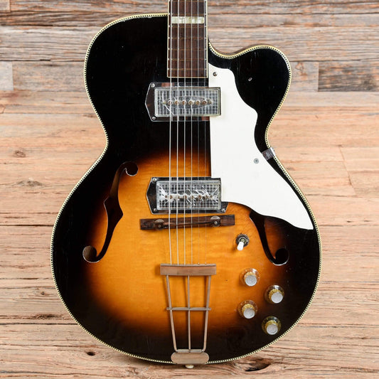 Kay K672 Swingmaster Sunburst 1960s Electric Guitars / Semi-Hollow