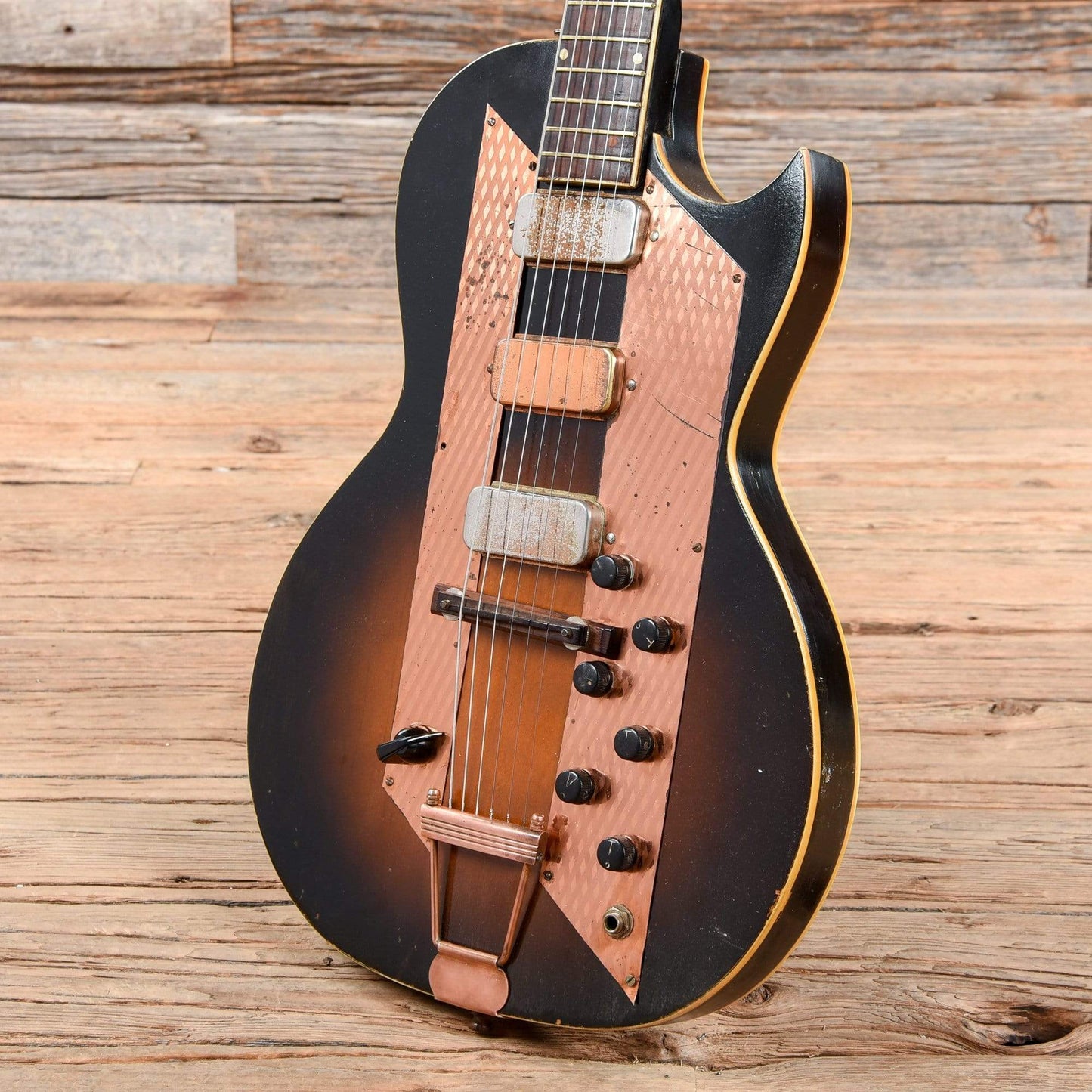 Kay Style Leader Sunburst 1960 Electric Guitars / Semi-Hollow