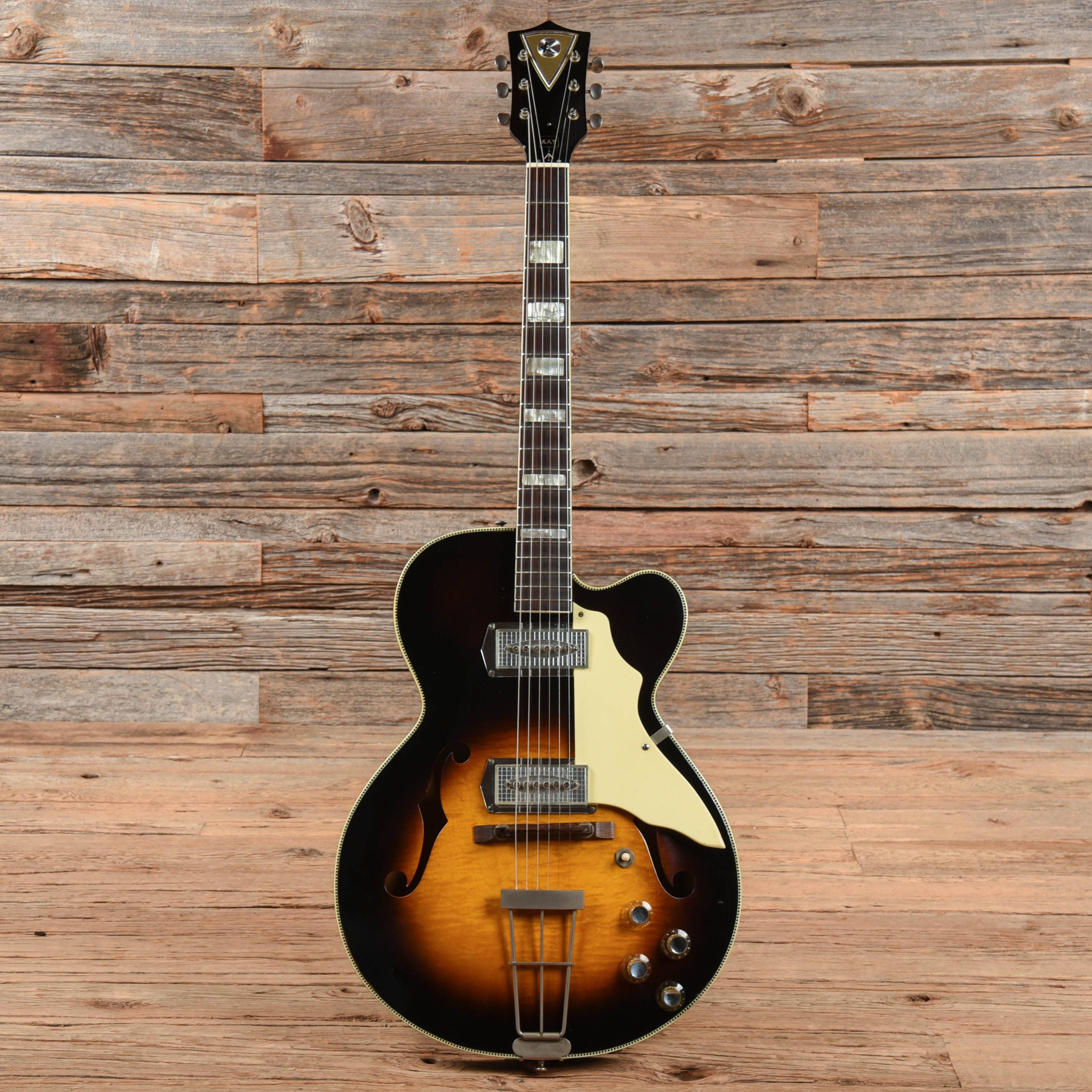 Kay Swingmaster Sunburst Electric Guitars / Semi-Hollow
