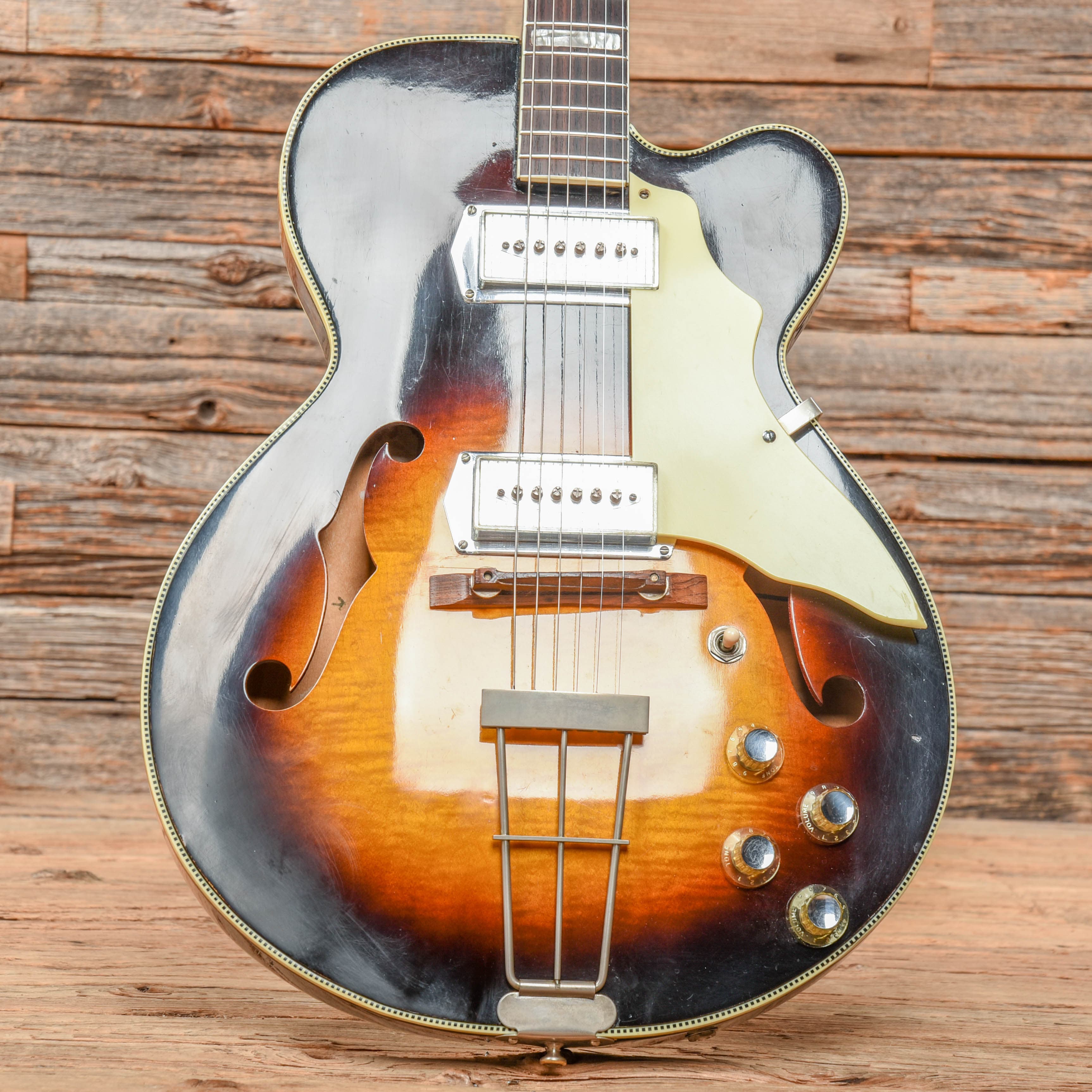 Kay Swingmaster Sunburst Electric Guitars / Semi-Hollow