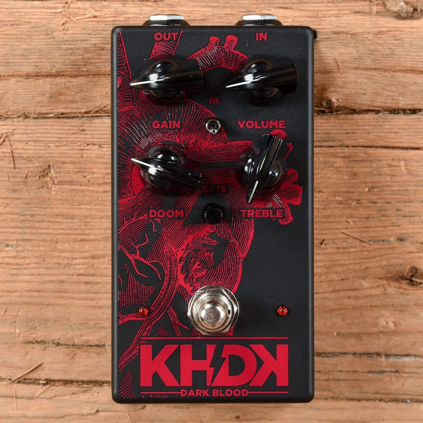 KDHK Electronics Dark Blood Kirk Hammett Signature Distortion Pedal Effects and Pedals / Distortion