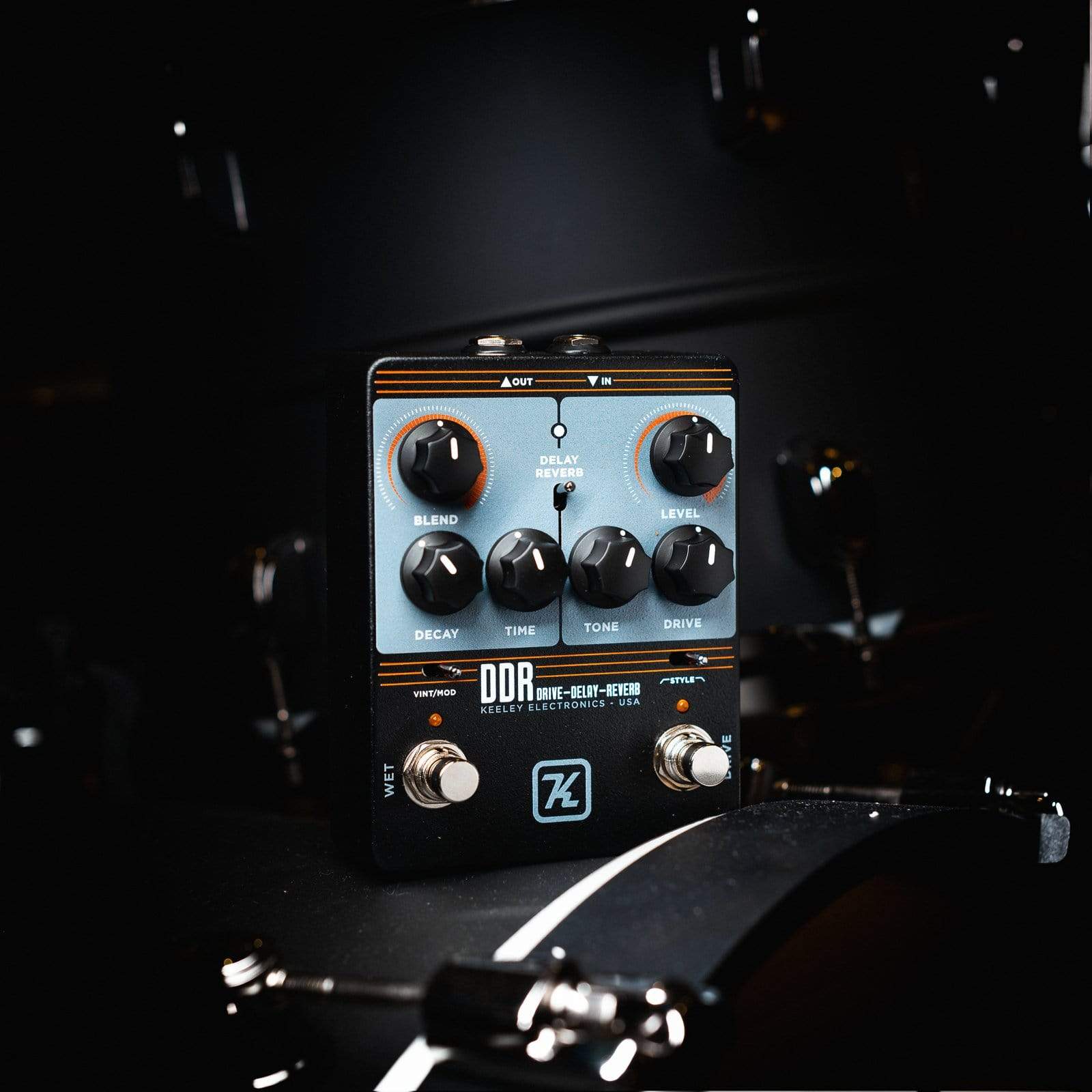 Keeley DDR Drive Delay Reverb Pedal Chicago Music Exchange