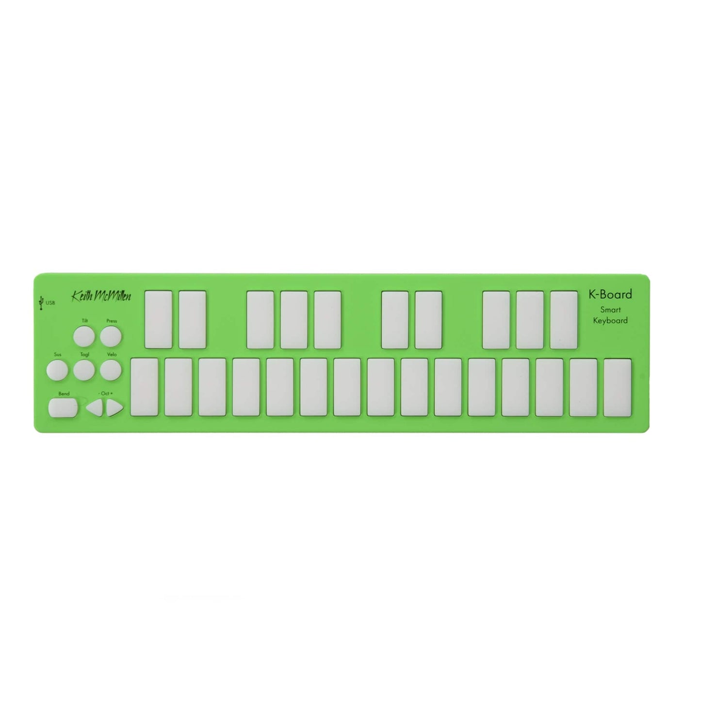 Keith McMillen K-Board USB MIDI Mini Keyboard Controller Lime Keyboards and Synths / Controllers
