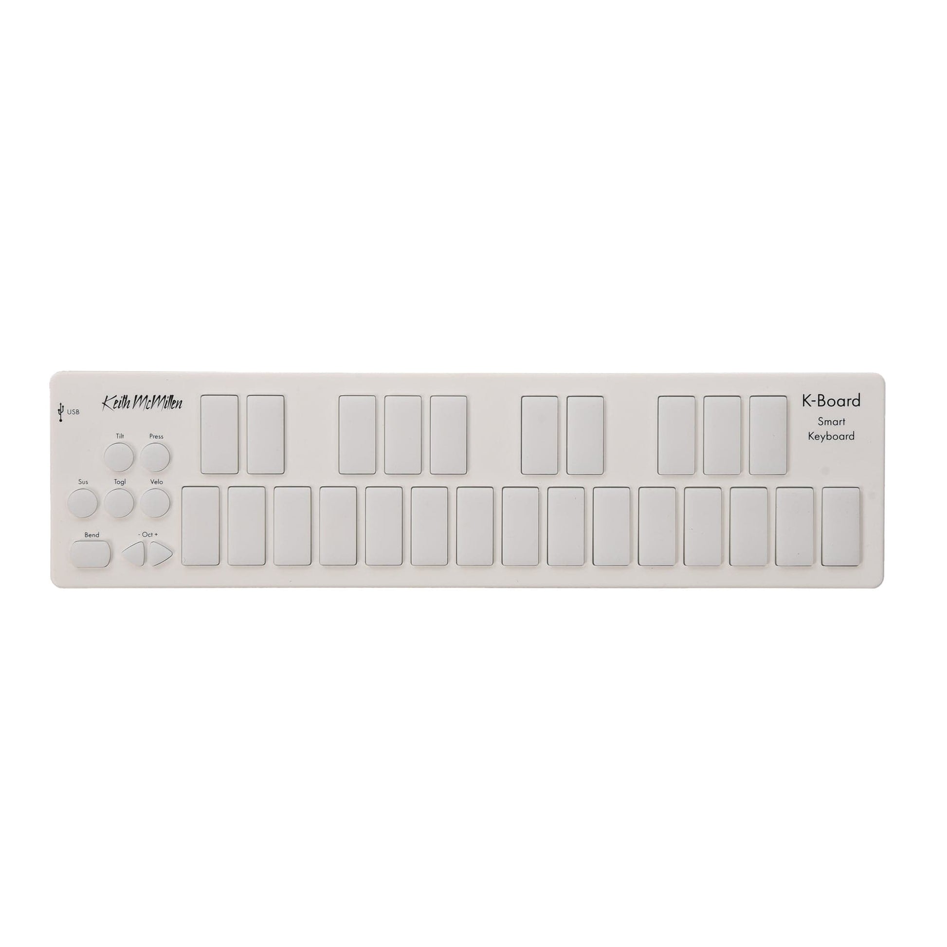 Keith McMillen K-Board USB MIDI Mini Keyboard Controller Snow Keyboards and Synths / Controllers