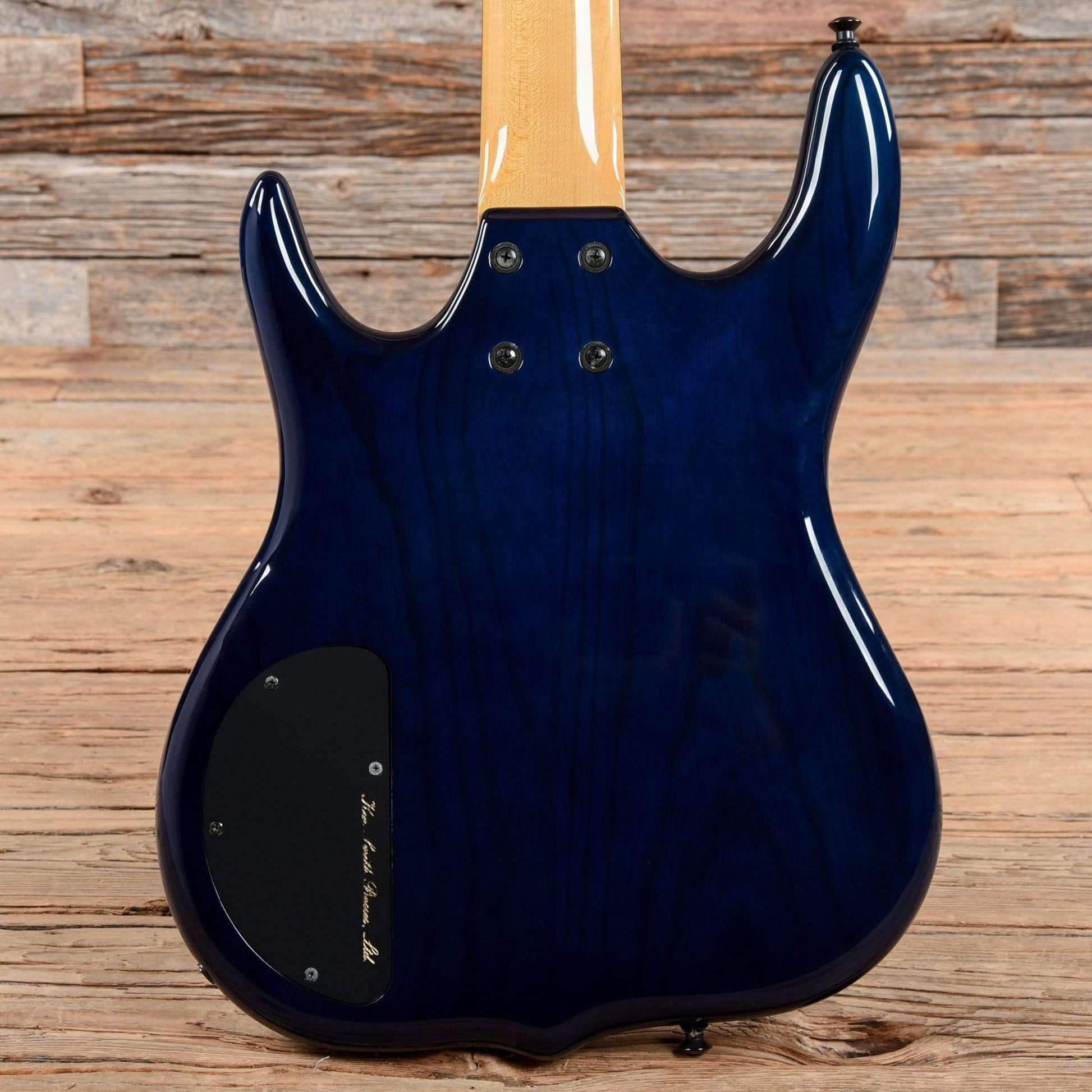 Ken Smith Burner Deluxe 5 Blue 1991 Bass Guitars / 5-String or More