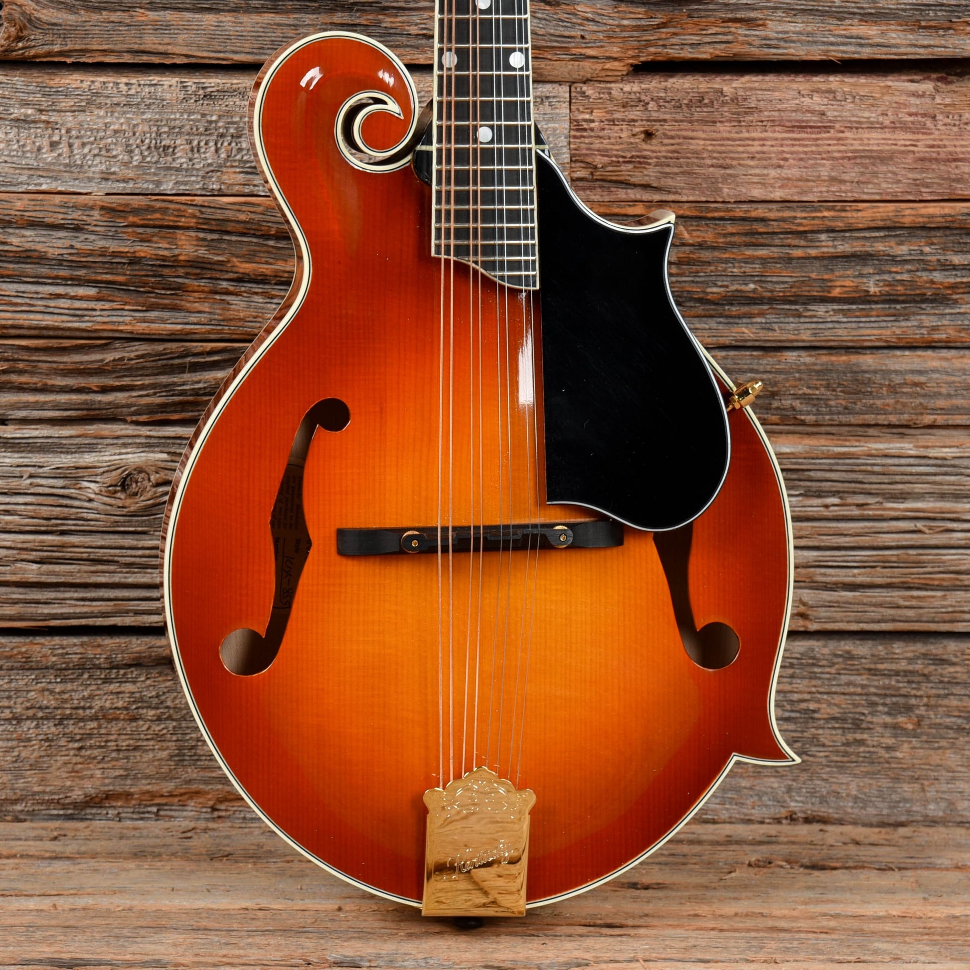 Kentucky KM855 Artist F-Model Mandolin Cherry Burst Folk Instruments / Mandolins