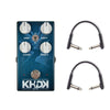 KHDK Abyss Bass Overdrive Pedal w/RockBoard Flat Patch Cables Bundle Effects and Pedals / Bass Pedals