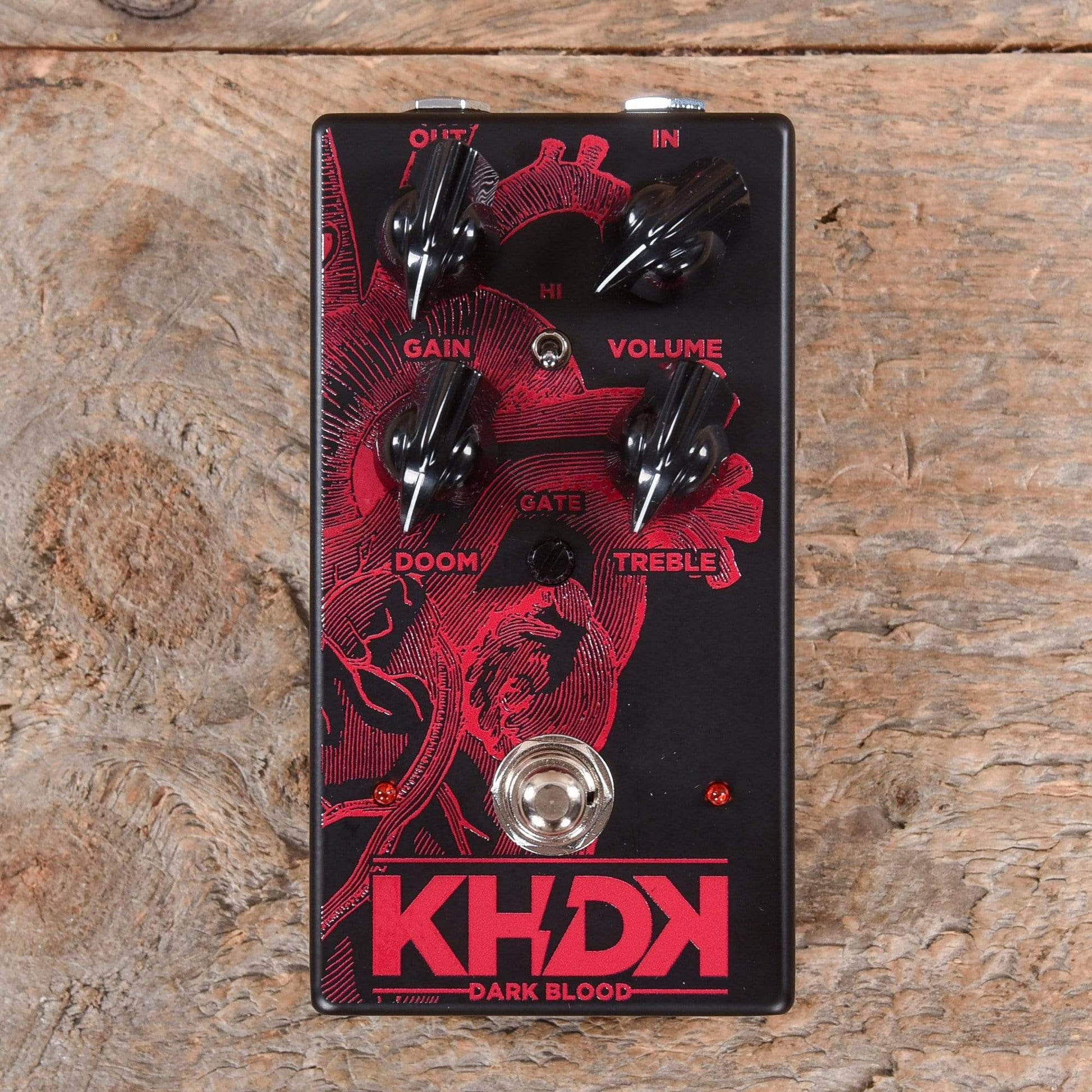 dark blood pedal KHDK Kirk Hammett Signature Dark Blood Distortion – Chicago Music Exchange