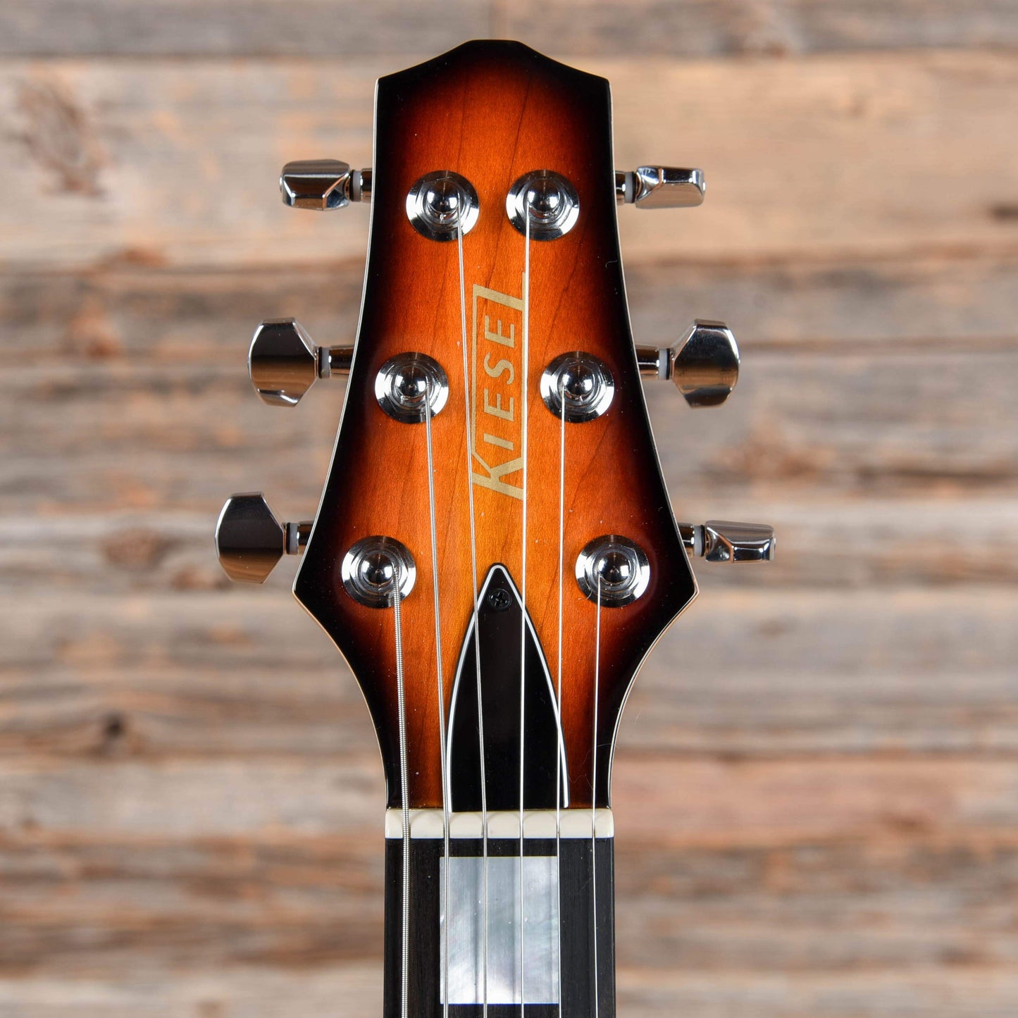 Kiesel SH550 Semi Hollow Carved Top Sunburst Electric Guitars / Semi-Hollow