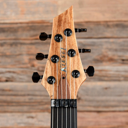 Kiesel Crescent Spalted Maple Floyd Rose Natural Satin Matte Electric Guitars / Solid Body