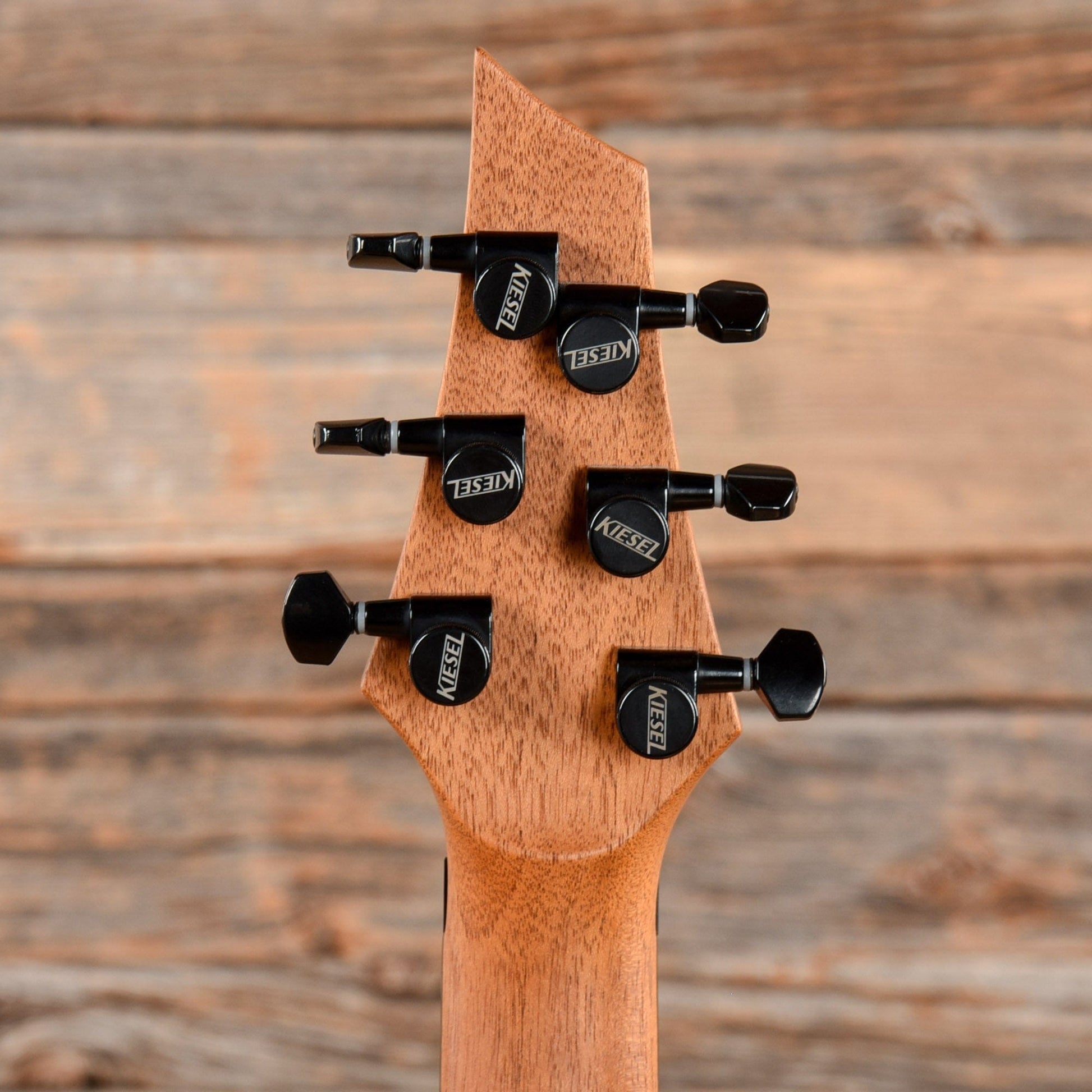 Kiesel Crescent Spalted Maple Floyd Rose Natural Satin Matte Electric Guitars / Solid Body