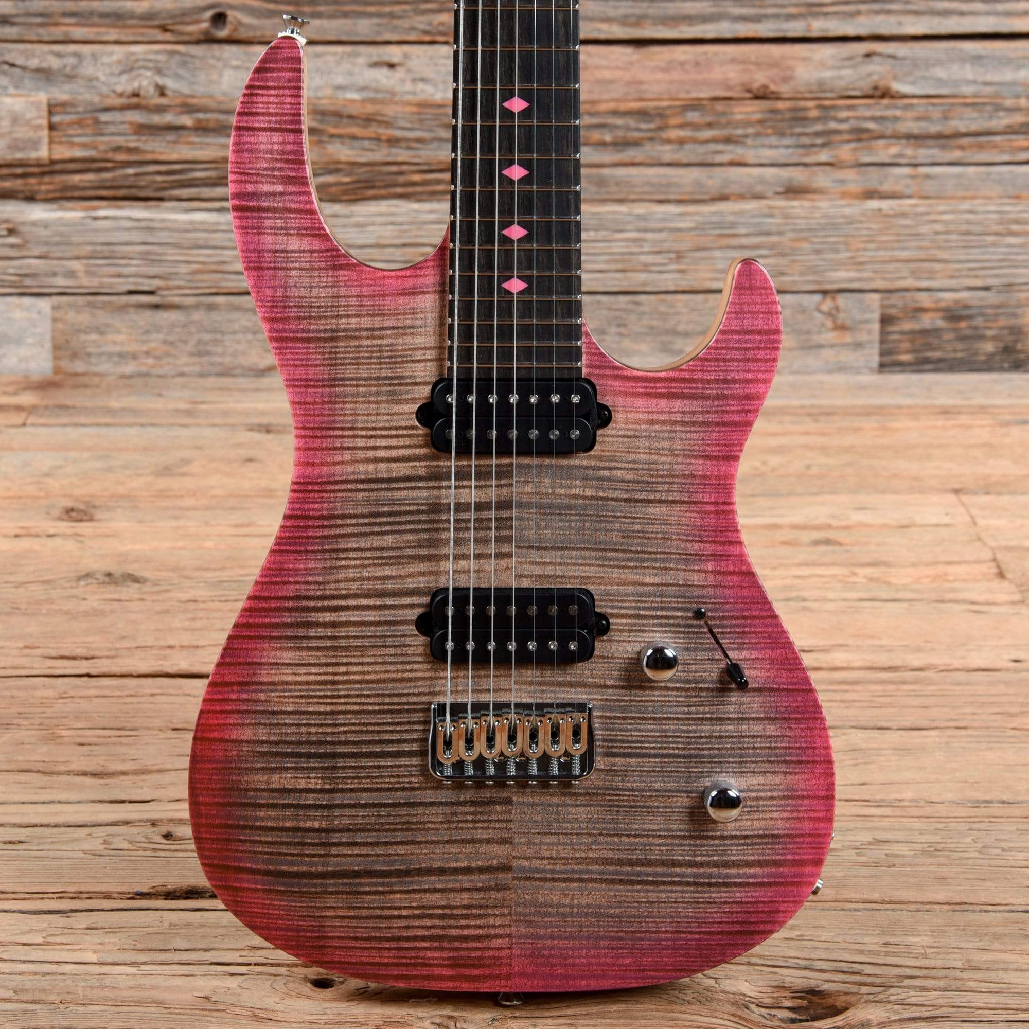 Kiesel CL7 Pink Burst キルテッドメイプル 7弦 Kiesel DC7X Pink Caliburst – Chicago Music Exchange