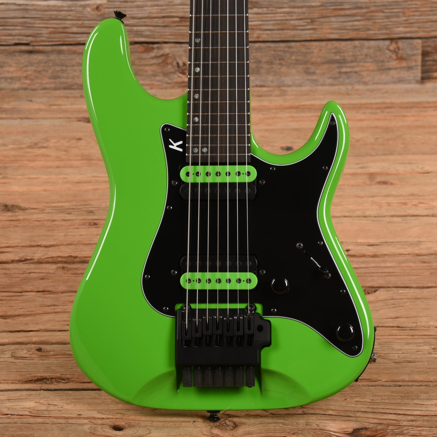 Kiesel Delos 7 Green Electric Guitars / Solid Body