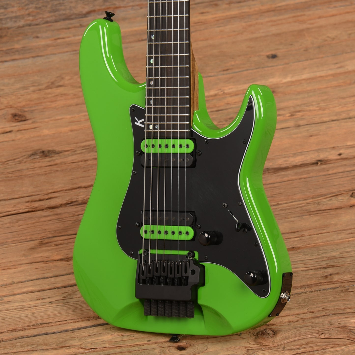 Kiesel Delos 7 Green Electric Guitars / Solid Body