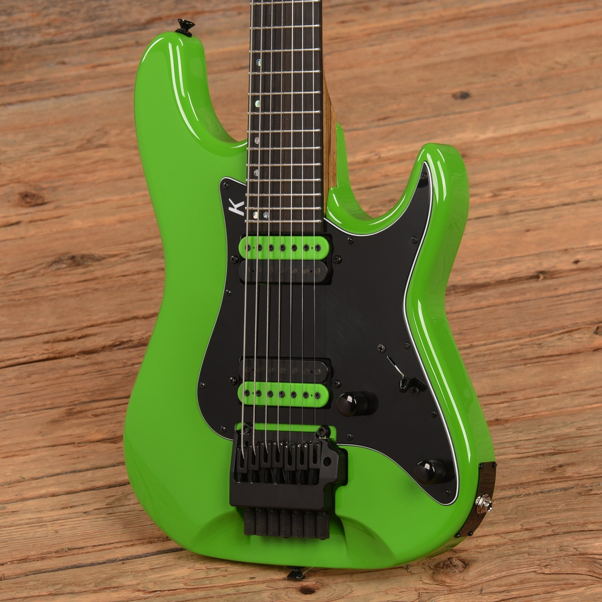 Kiesel Delos 7 Green Electric Guitars / Solid Body