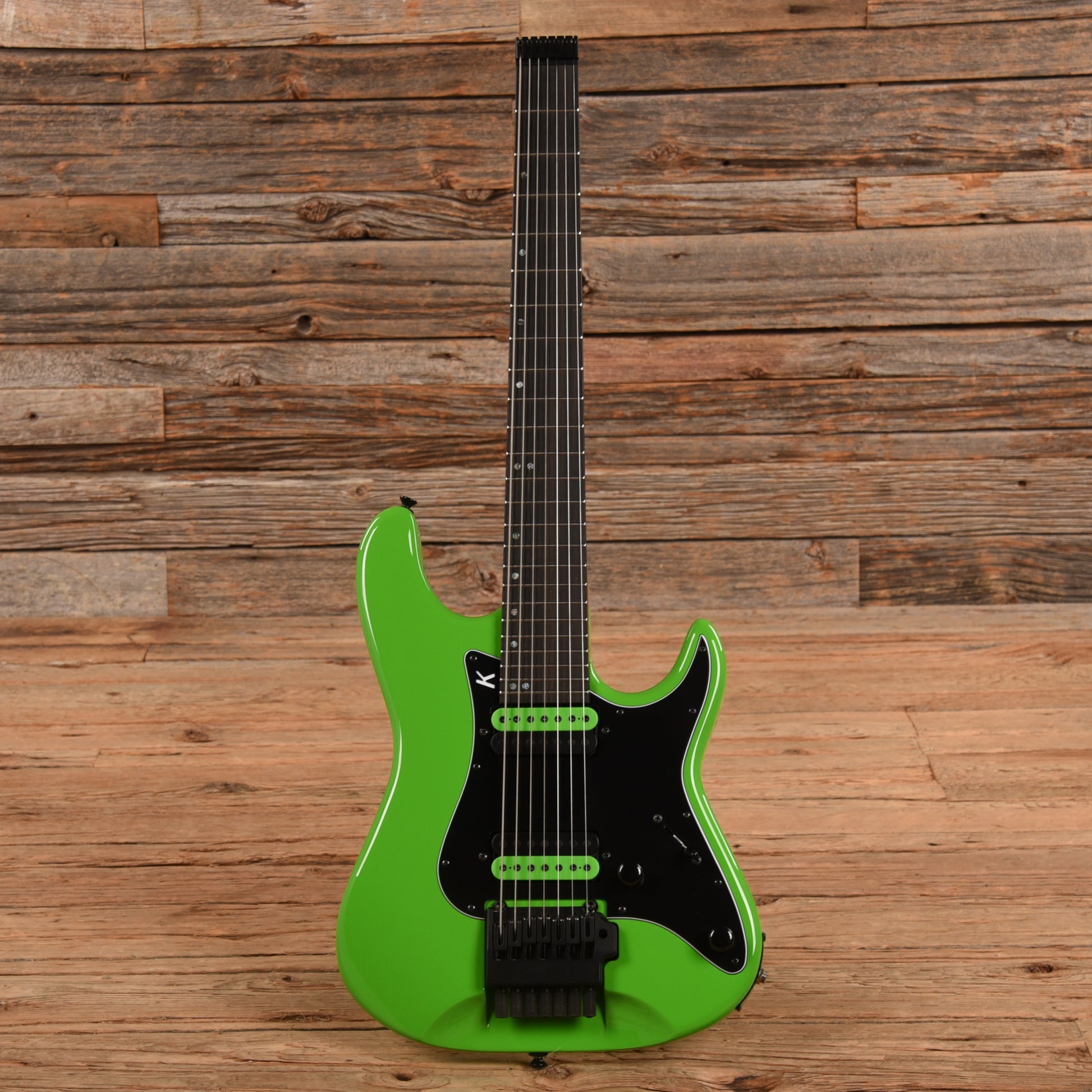 Kiesel Delos 7 Green Electric Guitars / Solid Body