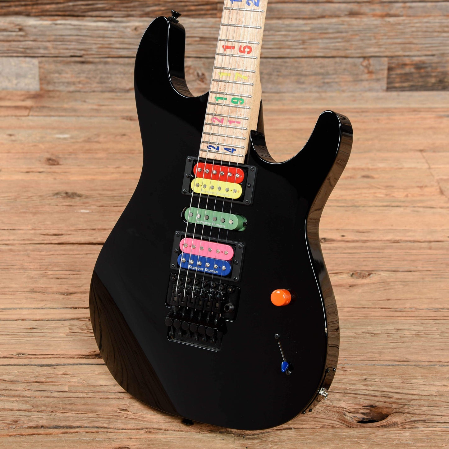 Kiesel JB24 "Numbers" Black Electric Guitars / Solid Body