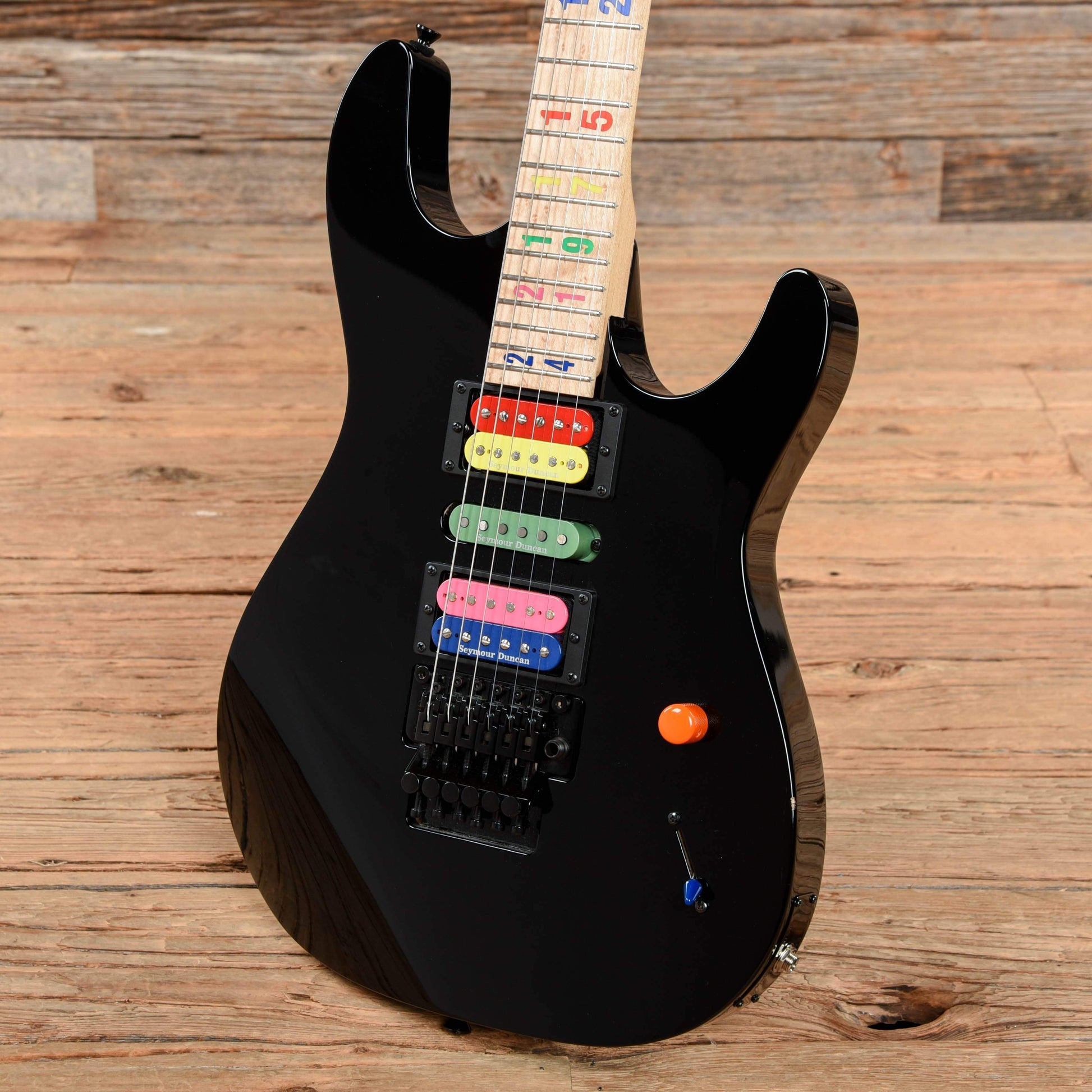 Kiesel JB24 "Numbers" Black Electric Guitars / Solid Body