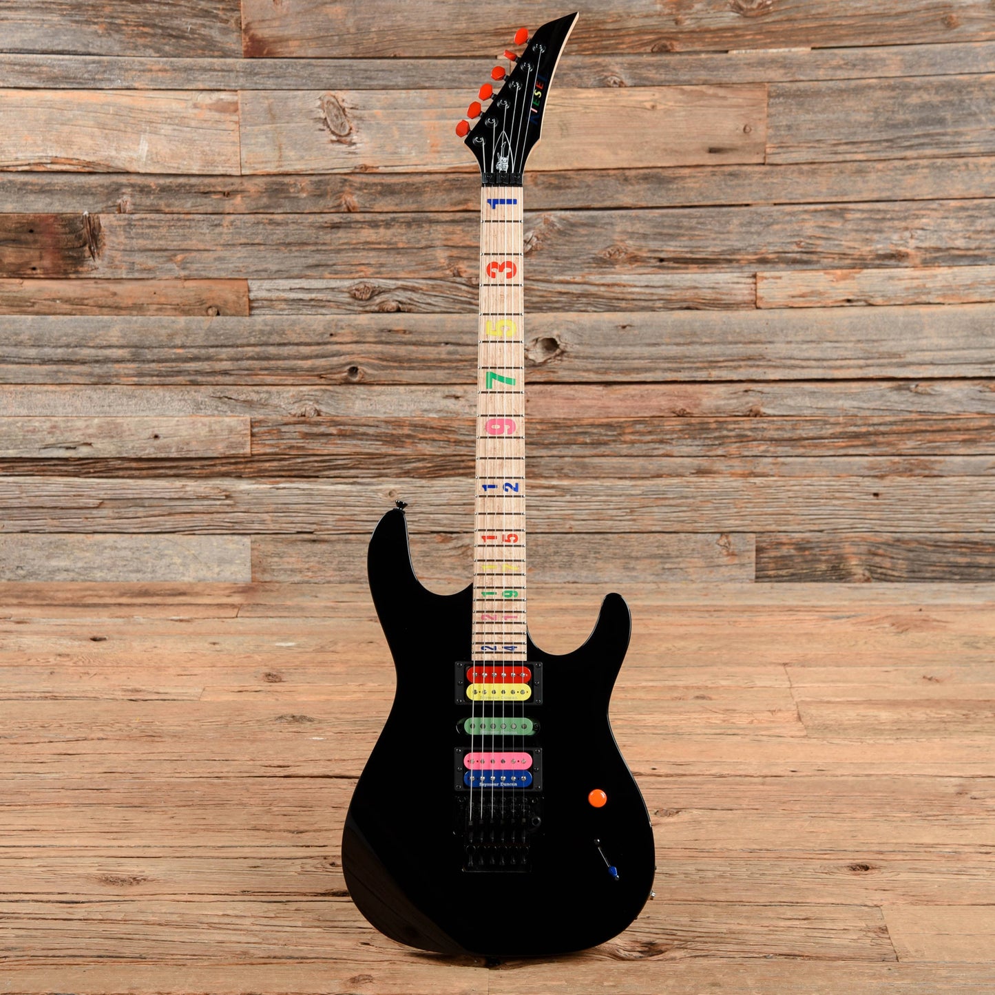 Kiesel JB24 "Numbers" Black Electric Guitars / Solid Body