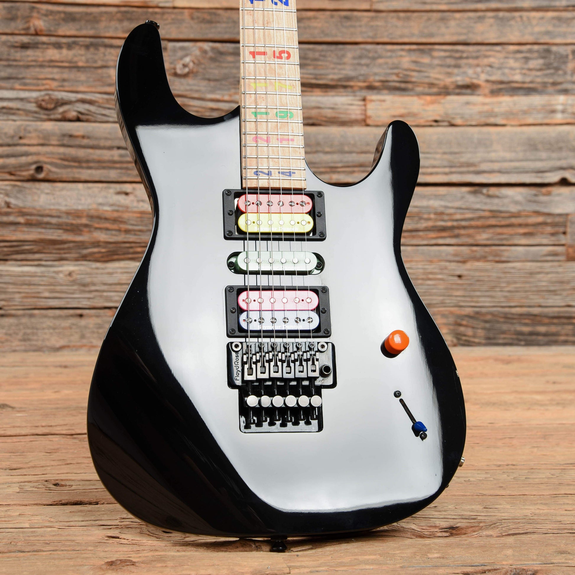 Kiesel JB24 "Numbers" Black Electric Guitars / Solid Body