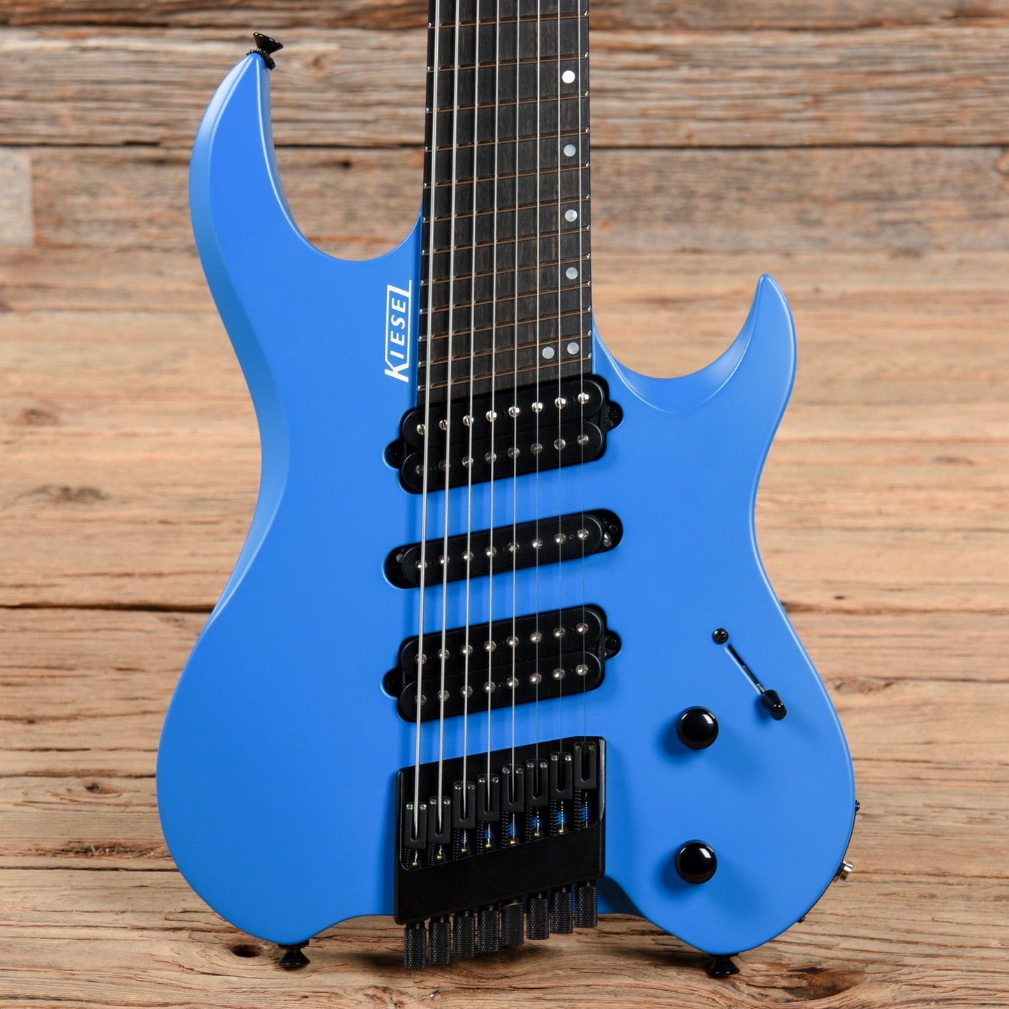 Kiesel Vader Multiscale 8-String Grabber Blue Satin Matte 2022 Electric Guitars / Solid Body