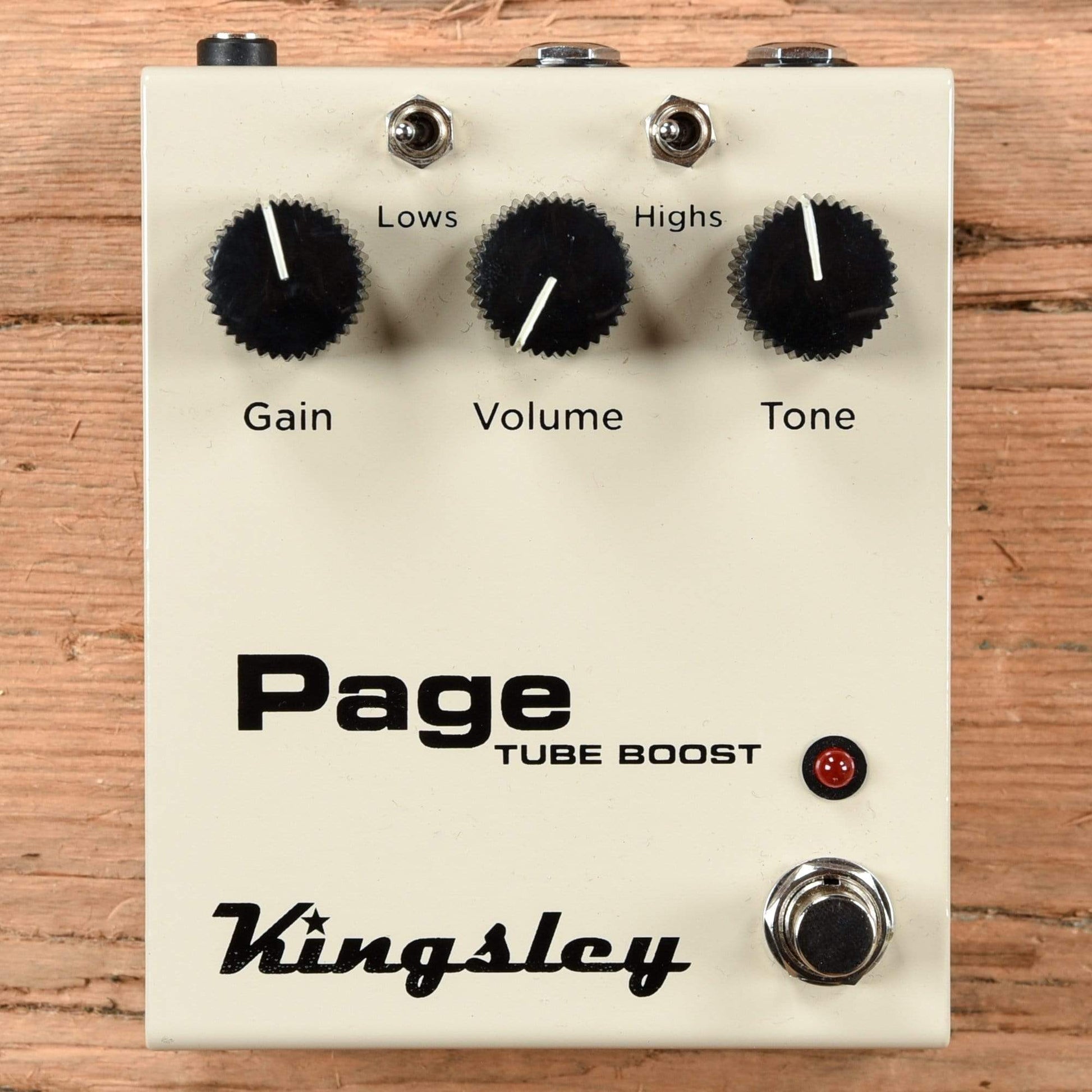 tube boost pedal Kingsley Page Tube Boost V2 – Chicago Music Exchange