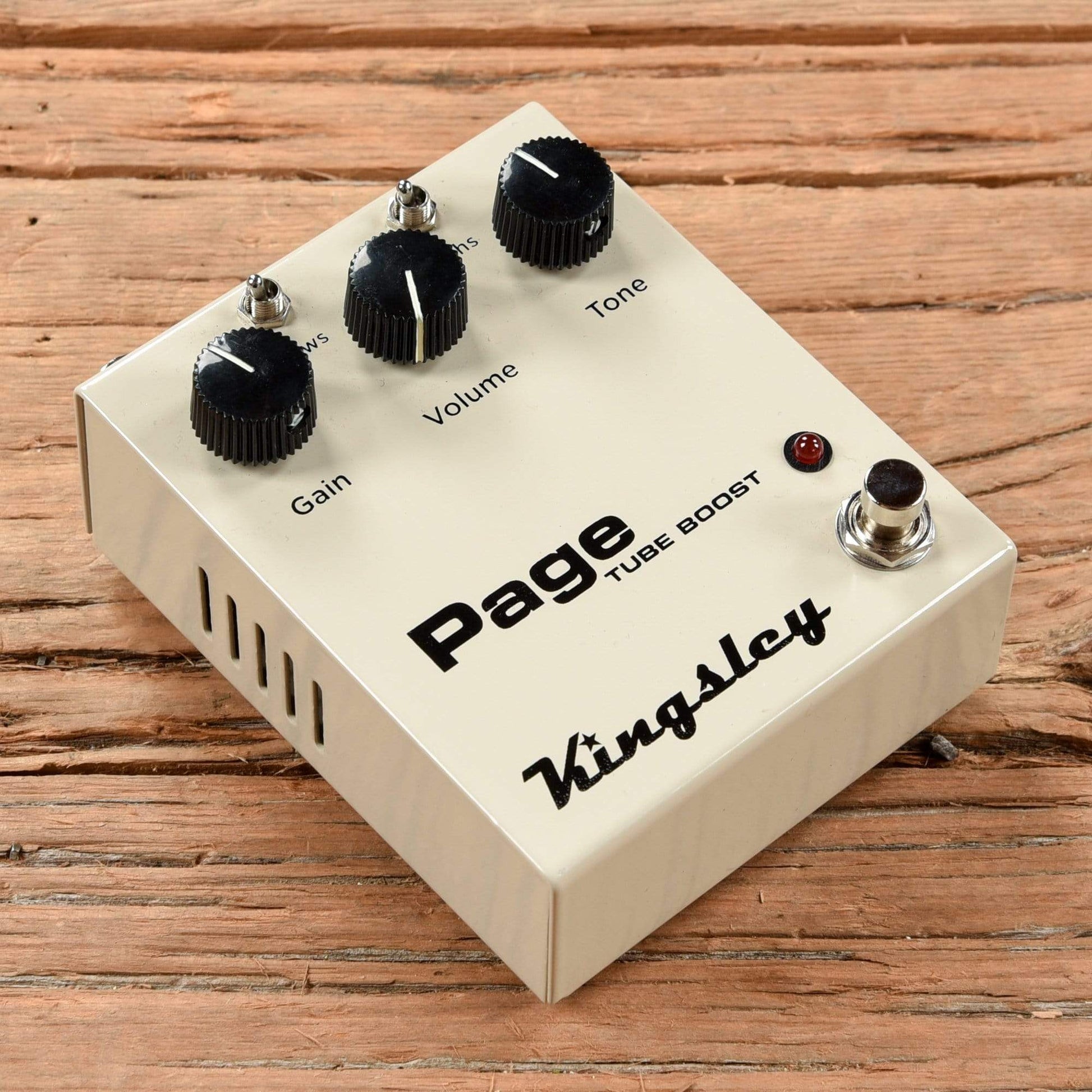tube boost pedal Kingsley Page Tube Boost V2 – Chicago Music Exchange