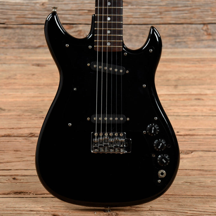 Kingston Electric Guitar Black 1970s Chicago Music Exchange