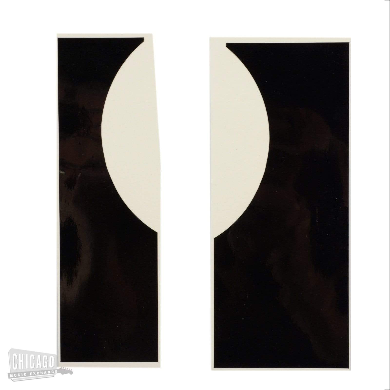 Kling-On SS-3P-B Static Cling 2-Piece Acoustic Pickguard Black Parts / Pickguards