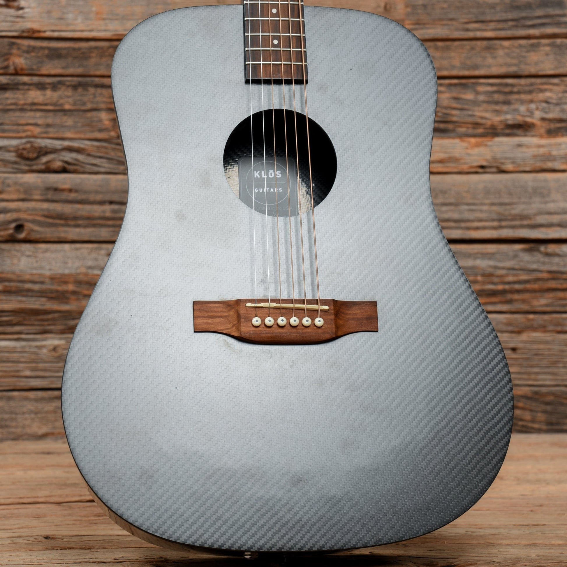 KLOS Hybrid Full Size Guitar Deluxe AE Natural  LEFTY Acoustic Guitars / Dreadnought