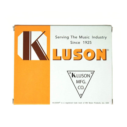 Kluson Traditional 6-In-Line Tuning Machines Oval Metal Button Safety Post Single Line Nickel Left Handed Parts / Tuning Heads