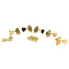 Kluson Waffleback Gold Keystone Tuners Parts / Tuning Heads