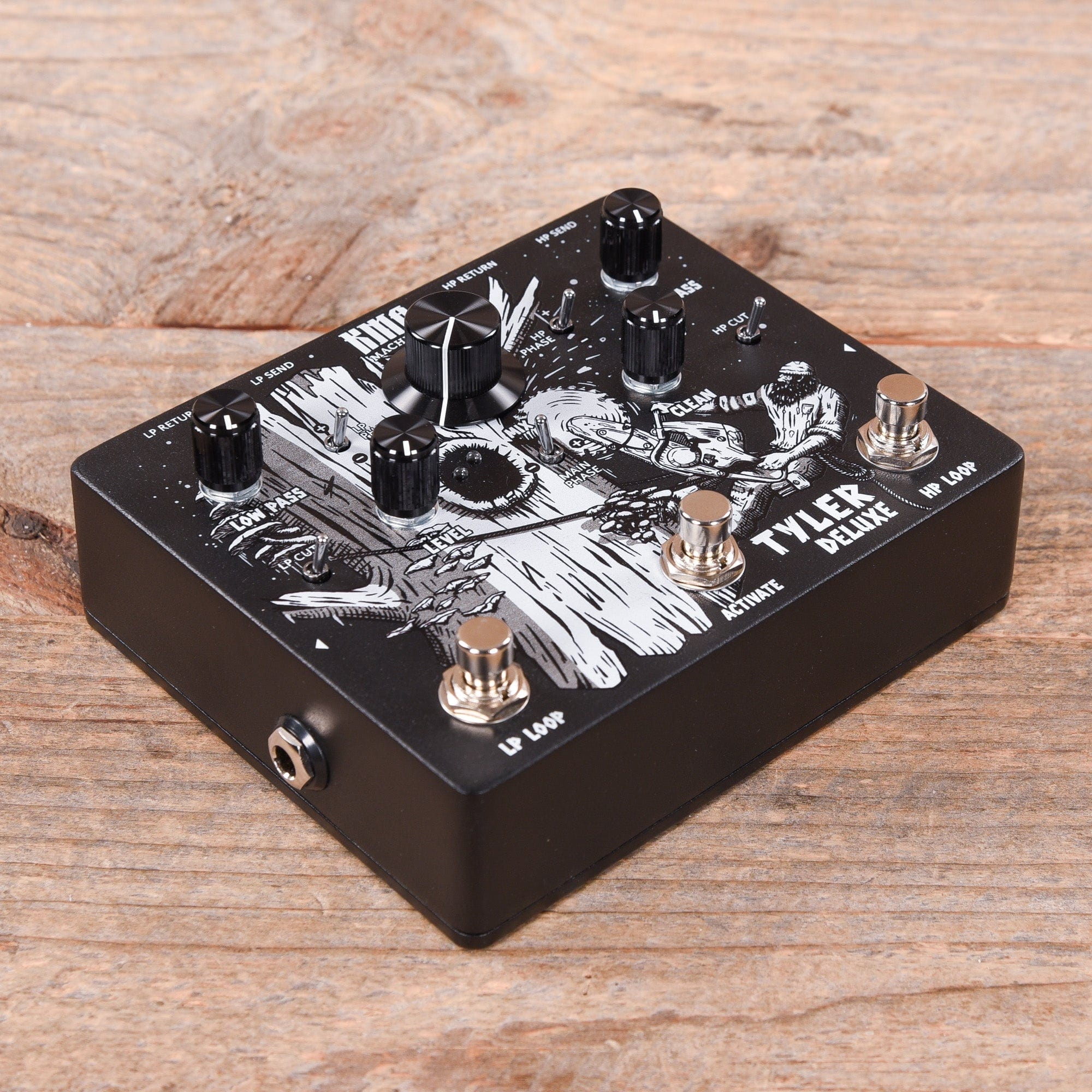 KMA Tyler Deluxe Two Channel Signal Splitter Pedal w/Clean KMA Tyler Deluxe Two Channel Signal Splitter Pedal w/Clean