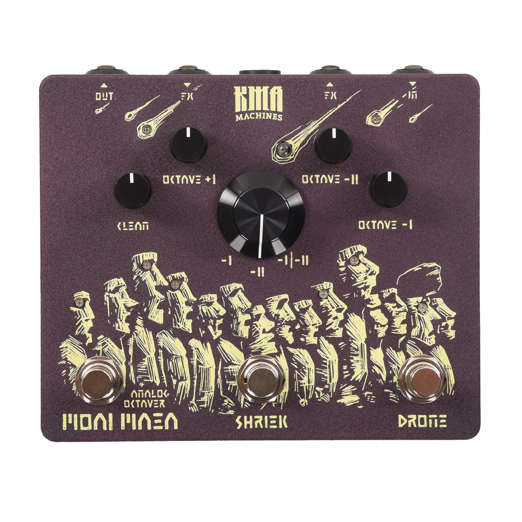 KMA Moai Maea Analog Octaver Pedal – Chicago Music Exchange