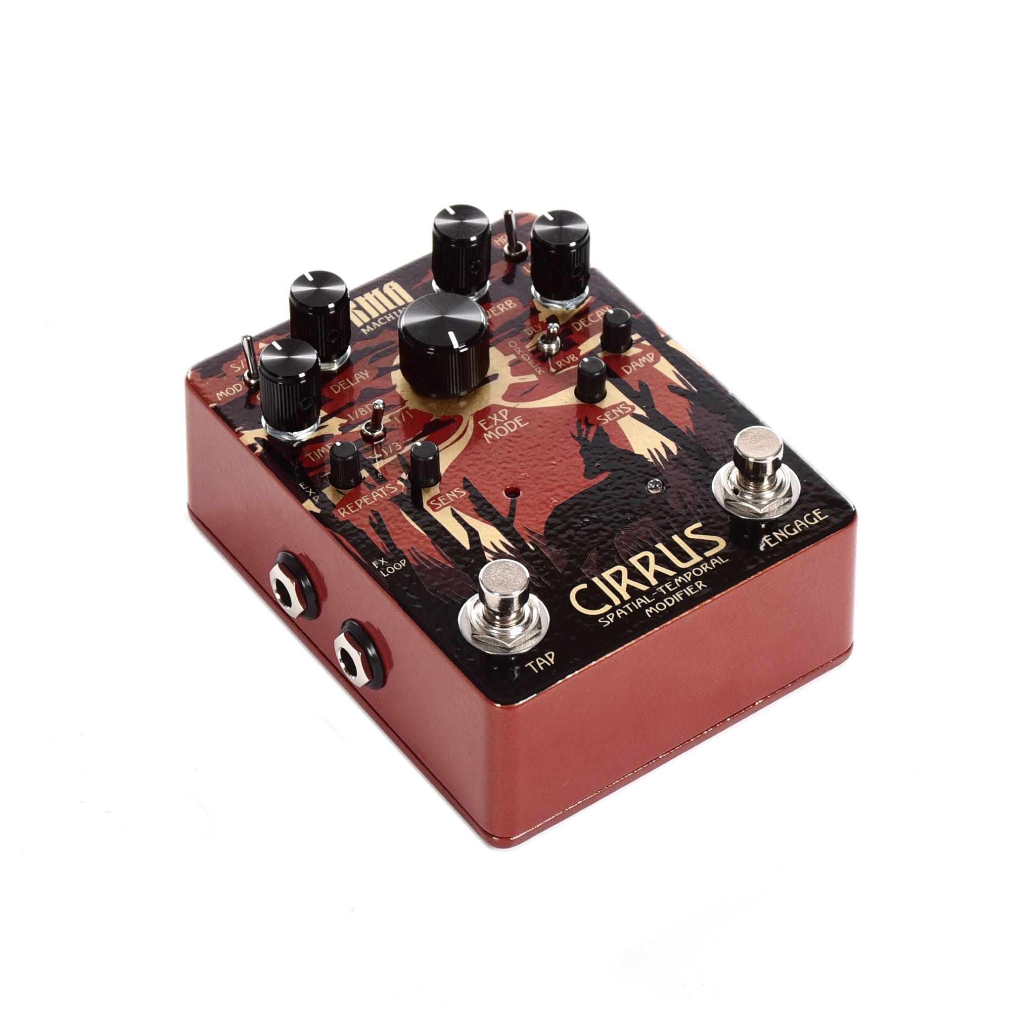 KMA Cirrus Delay Reverb Pedal w/ Tap Tempo Chicago Music Exchange