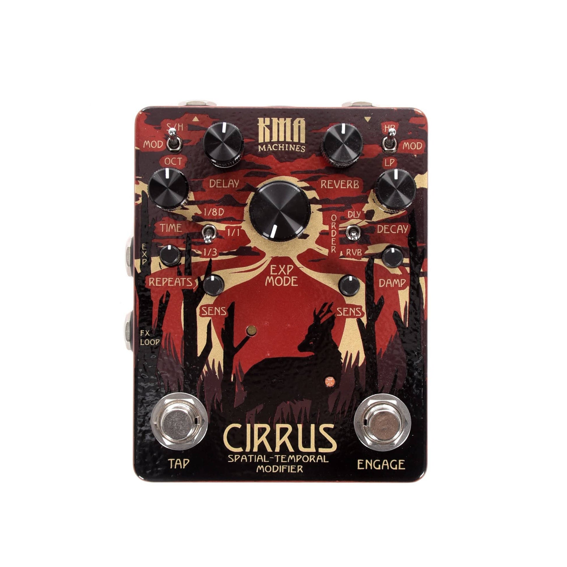 KMA Cirrus Delay Reverb Pedal w/ Tap Tempo
