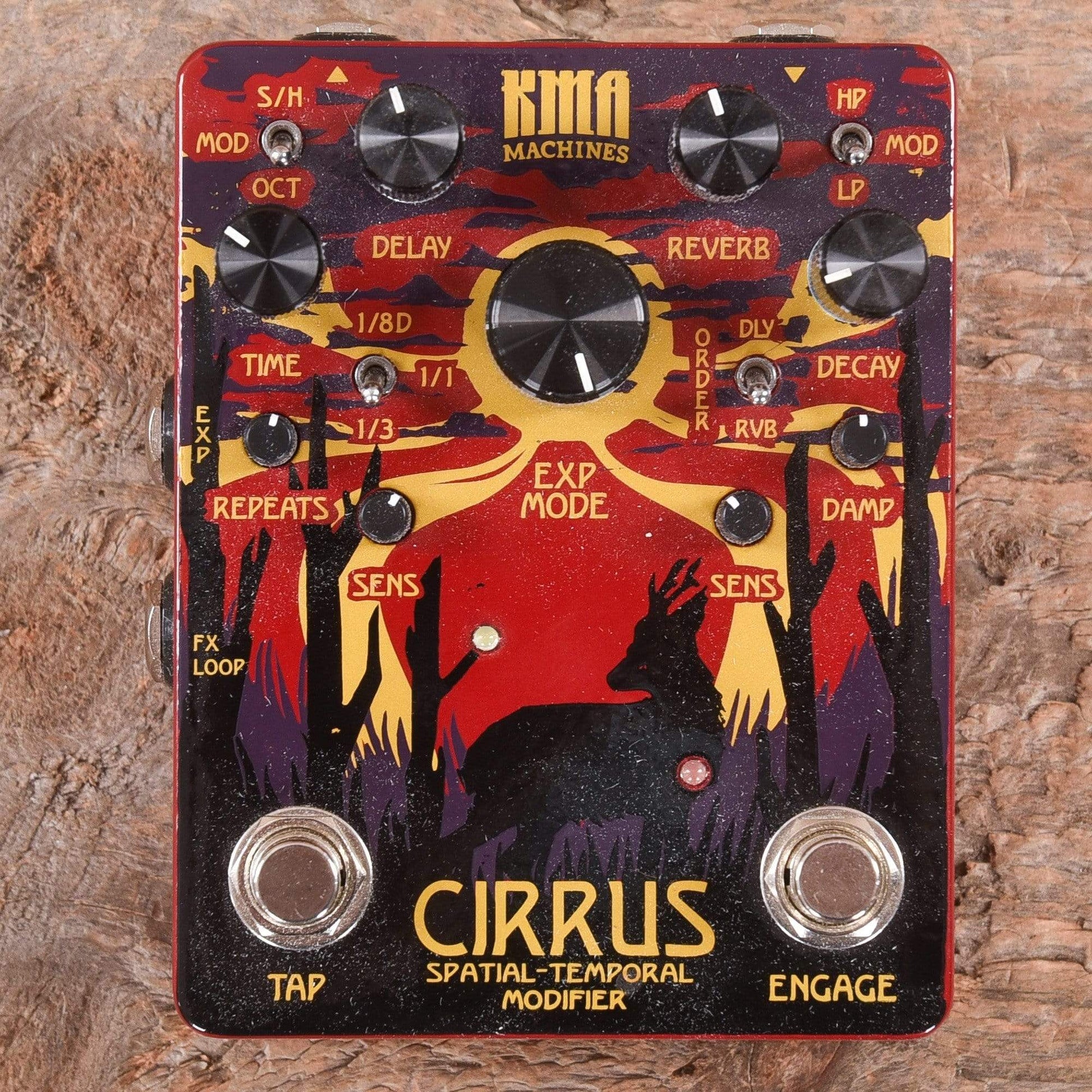 KMA Cirrus Delay Reverb Pedal w/ Tap Tempo