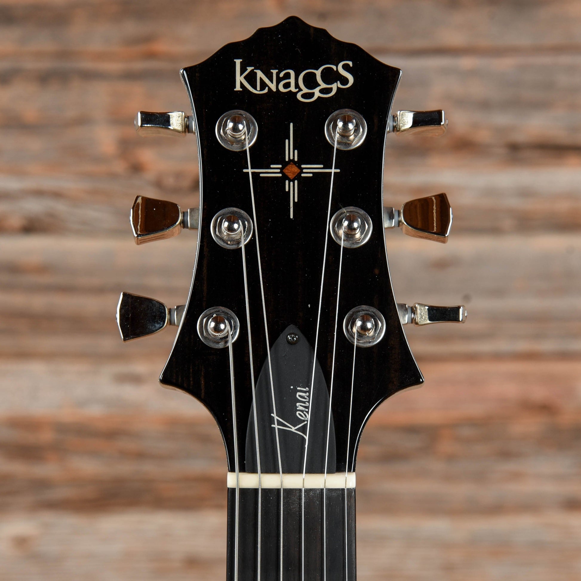 Knaggs Kenai Wraptail Silver Sparkle Electric Guitars / Solid Body