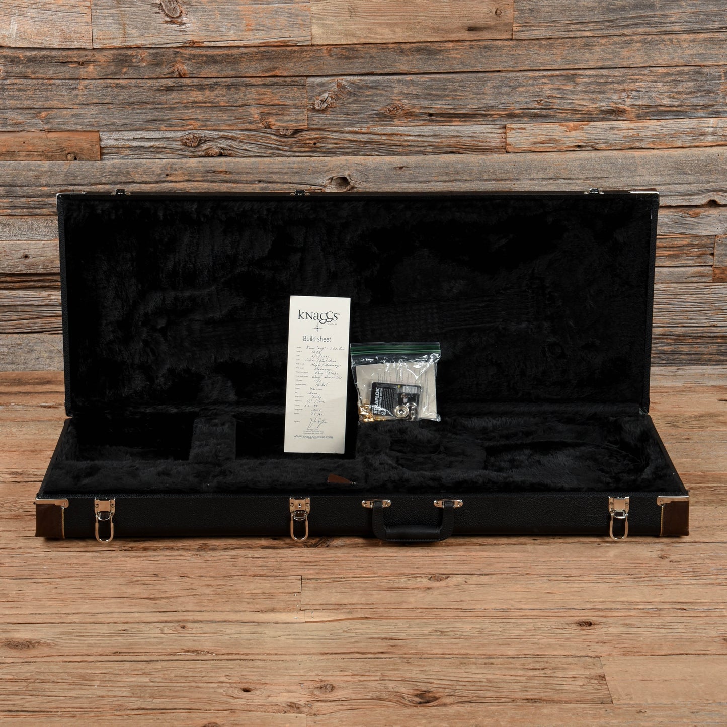 Knaggs Kenai Wraptail Silver Sparkle Electric Guitars / Solid Body