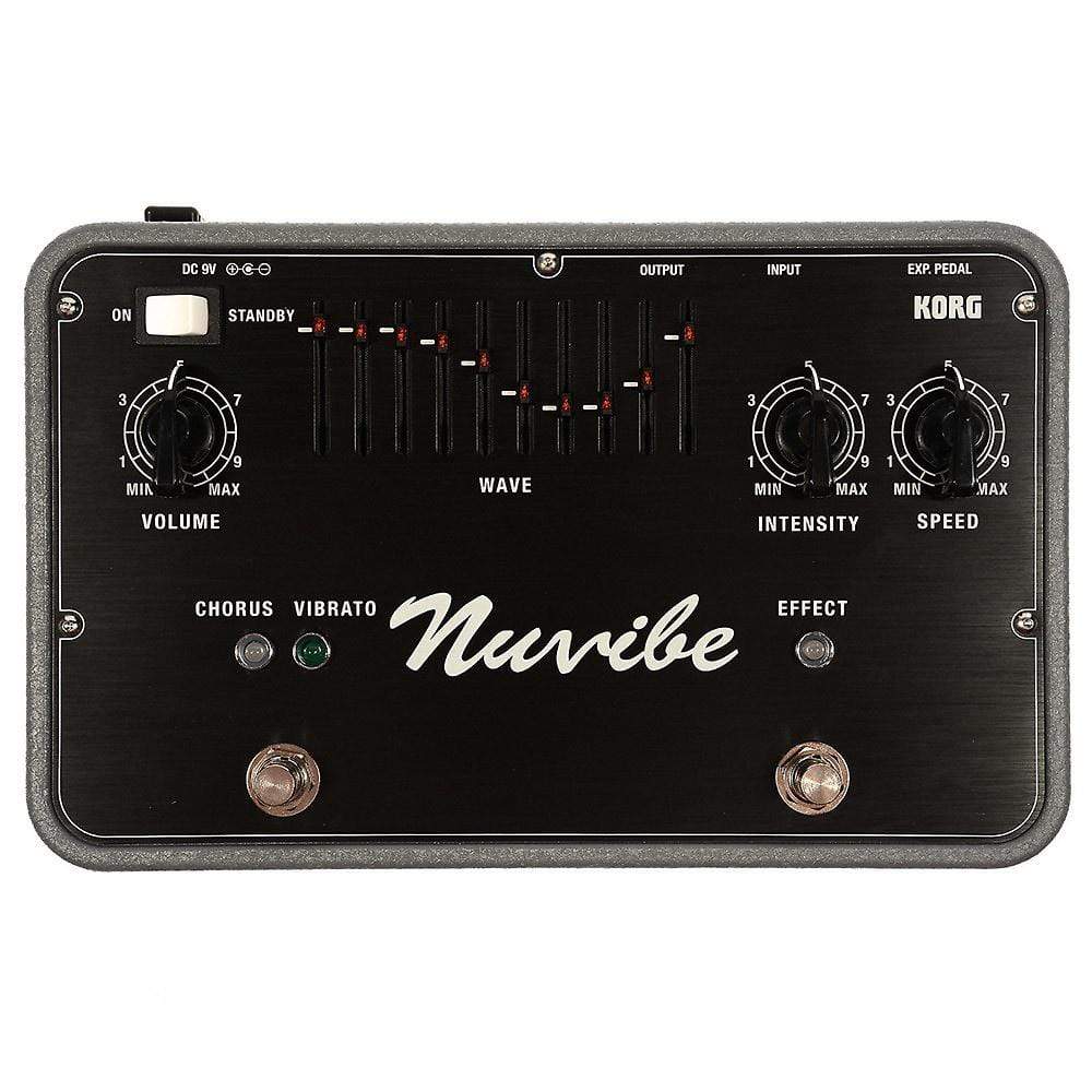 Korg Nuvibe Vibrato Chorus Effector w/Expression Pedal Effects and Pedals / Chorus and Vibrato