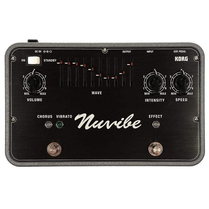 Korg Nuvibe Vibrato Chorus Effector w/Expression Pedal Effects and Pedals / Chorus and Vibrato