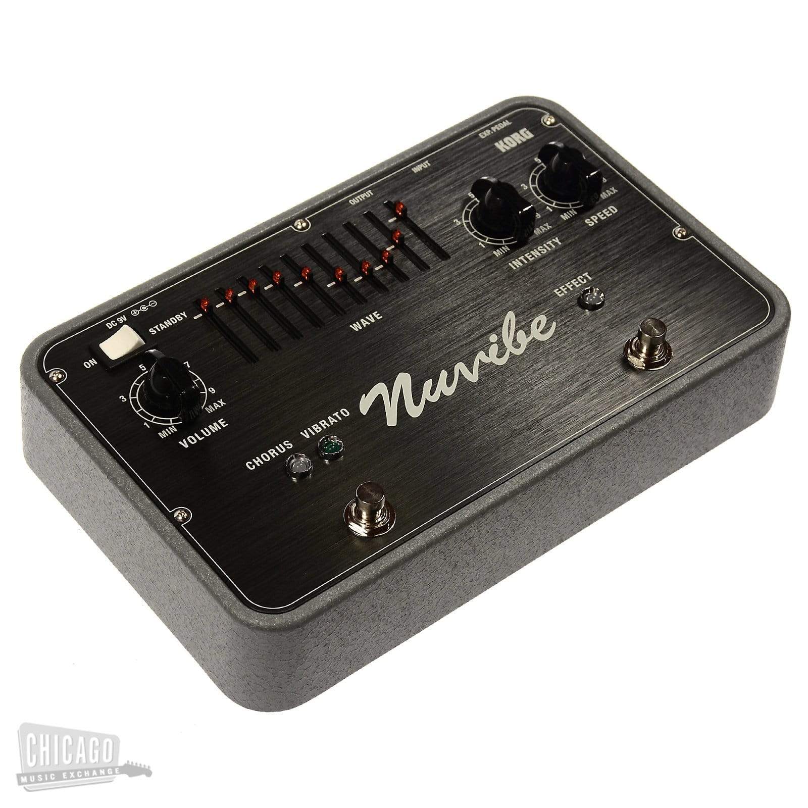 Korg Nuvibe Vibrato Chorus Effector w/Expression Pedal – Chicago Music Exchange