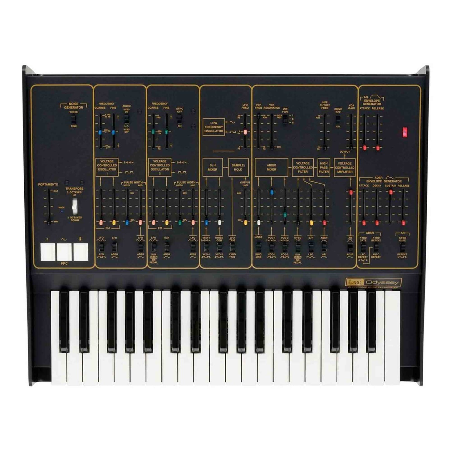 Korg ARP Odyssey Duophonic Analog Synthesizer REV 2 w/ARP FSQ Package & SQ1 Analog Sequencer Keyboards and Synths / Synths / Analog Synths