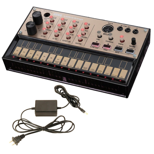 Korg Volca Keys Analogue Loop Synth Bundle w/ Korg 9V600MACPP 9v 600ma Power Supply Keyboards and Synths / Synths / Analog Synths