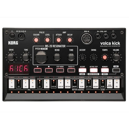 Korg Volca Kick Analogue Kick Generator Bundle w/ Korg 9V600MACPP 9v 600ma Power Supply Keyboards and Synths / Synths / Analog Synths