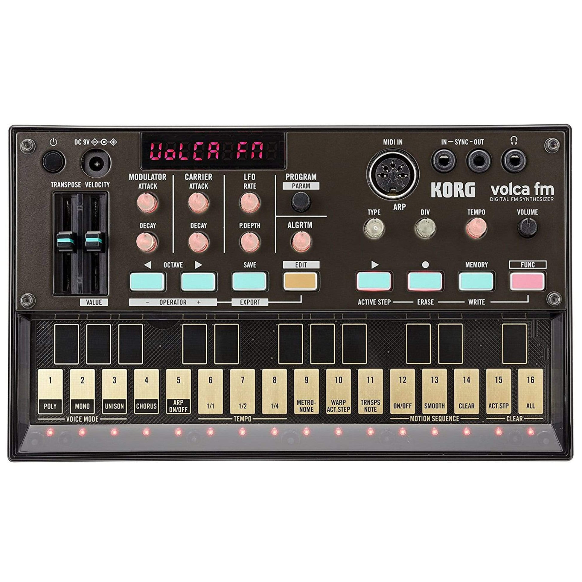 Korg Volca FM Digital FM Synthesizer Bundle w/ Korg 9V600MACPP 9v 600ma Power Supply Keyboards and Synths / Synths / Digital Synths