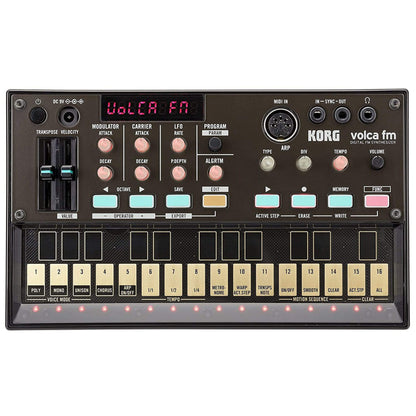Korg Volca FM Digital FM Synthesizer Bundle w/ Korg 9V600MACPP 9v 600ma Power Supply Keyboards and Synths / Synths / Digital Synths